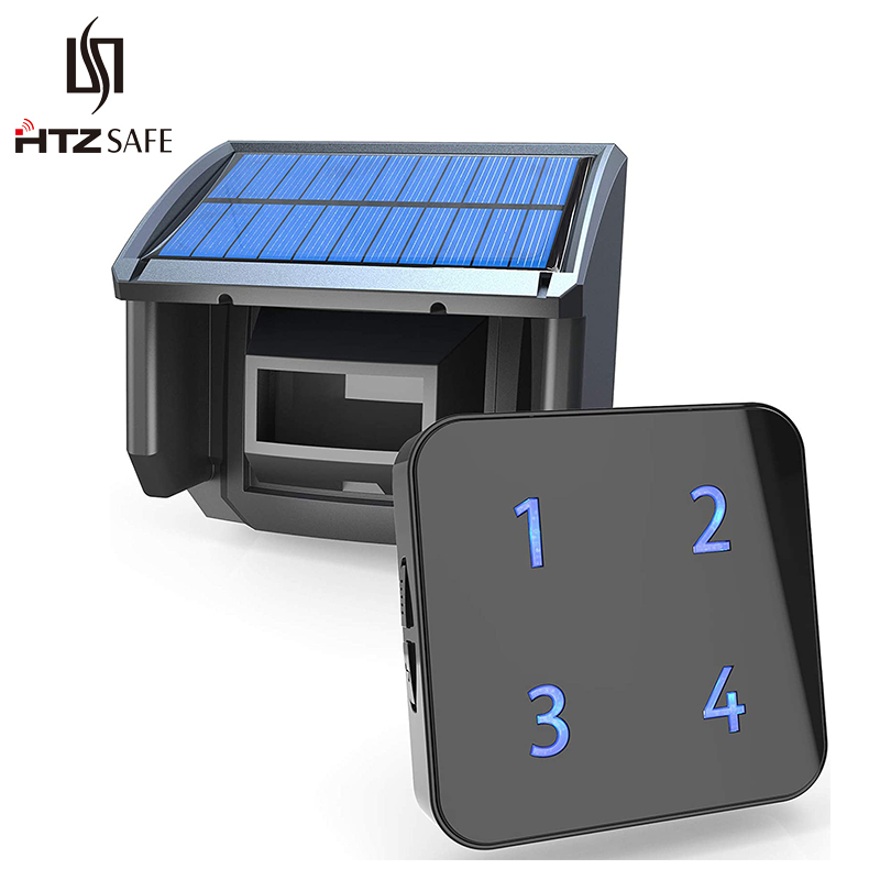Wired Pathway Light - HTZSAFE 400-metrowy słoneczny bezprzewodowy alarm na