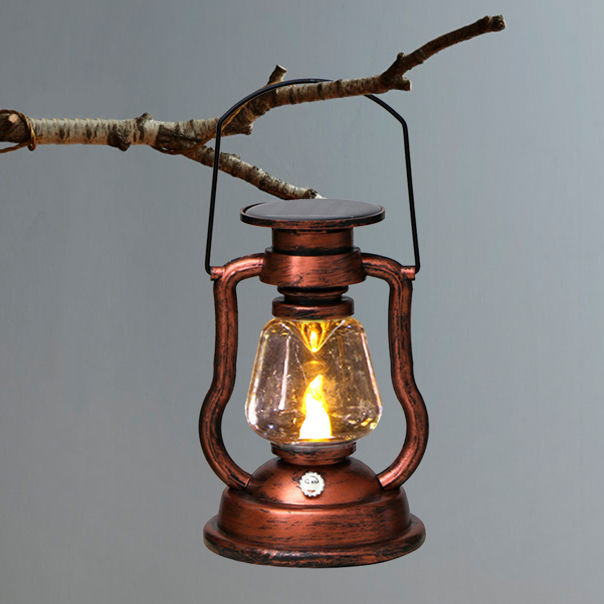Solar Lantern Hanging - Lampa Atmosferyczna Retro LED Solarna Lampa