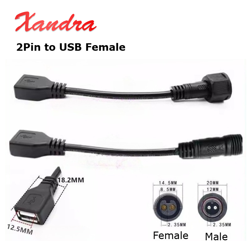 Outdoor Lighting Wire Connectors - Wodoodporny kabel zewnętrzny z 2-pinowym złączem