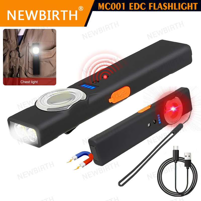 Outdoor Lighting Sensor - Przenośna latarka LED z czujnikiem, magnesem,