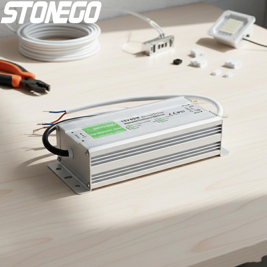 Outdoor Lighting Transformer Box - Zasilacz LED 12V24V 20W60W Wodoodporny IP67