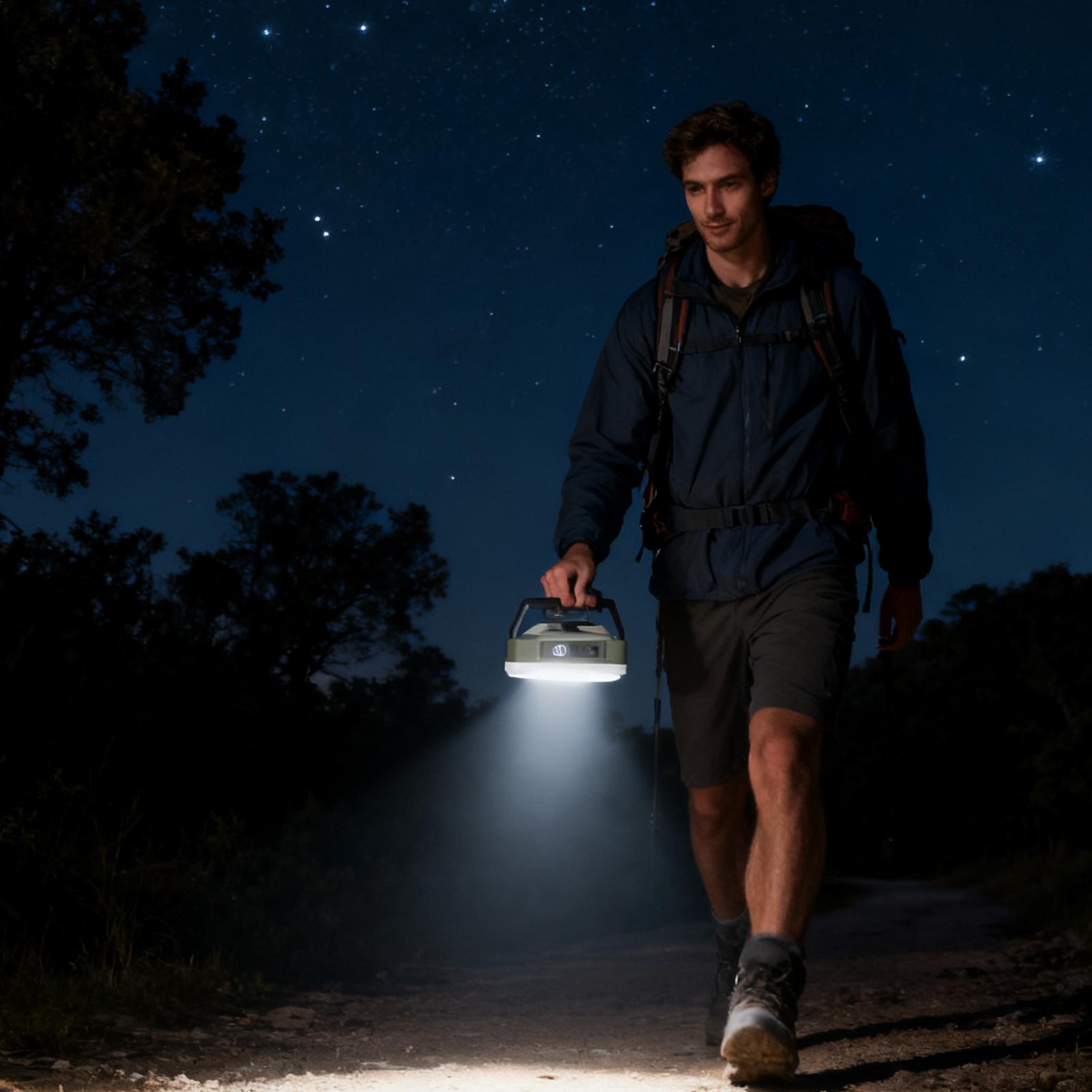 Outdoor Lighting Jobs - Lampa Kempingowa Akumulatorowa Magnetyczna Bezstopniowa Regulacja