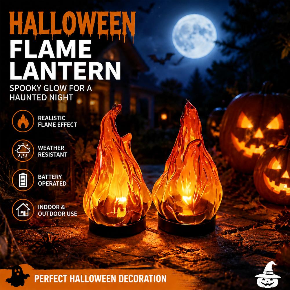 Solar Lantern Hanging - Solarna lampa wisząca z efektem płomienia,
