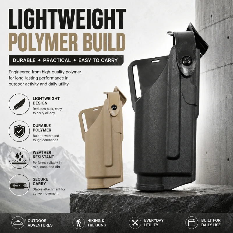 Outdoor Lighting Collections - Plastikowy szybkozłączny uchwyt na pas, lekki,