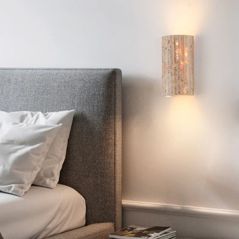 Żółta lampa ścienna z kamienia – Outdoor Lighting For Front Of House recenzja i cena