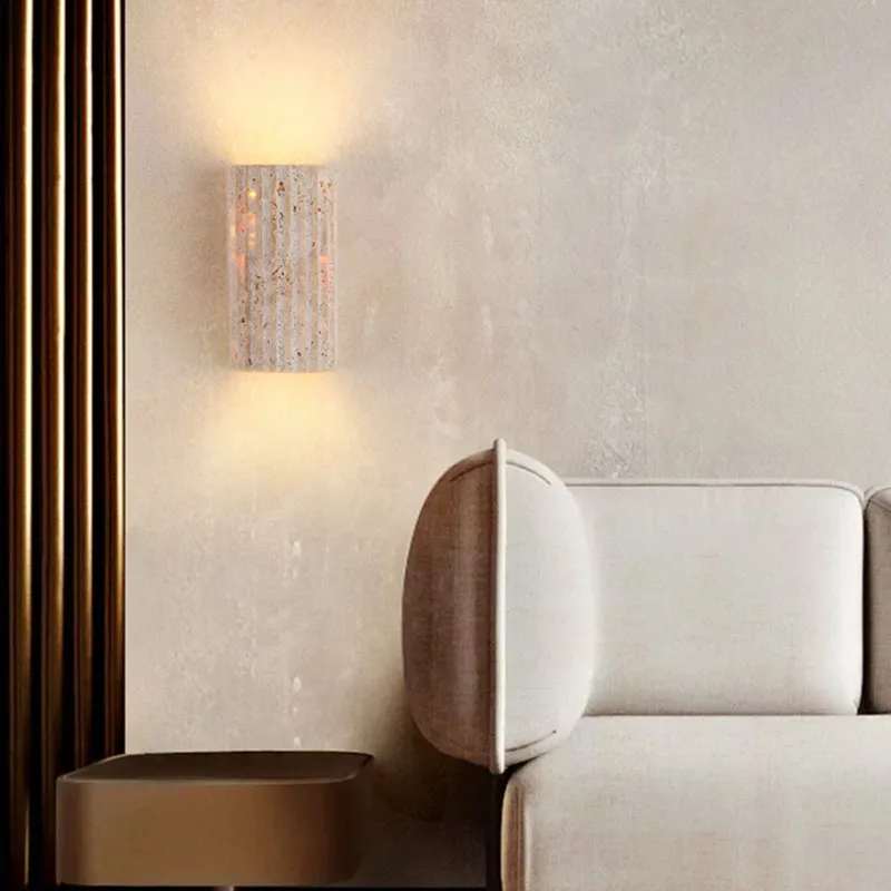 Żółta lampa ścienna z kamienia – Outdoor Lighting For Front Of House recenzja i cena