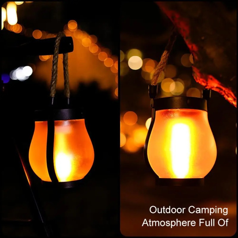 Lampa solarna płomień, ładowan – Solar Lantern Hanging recenzja i cena