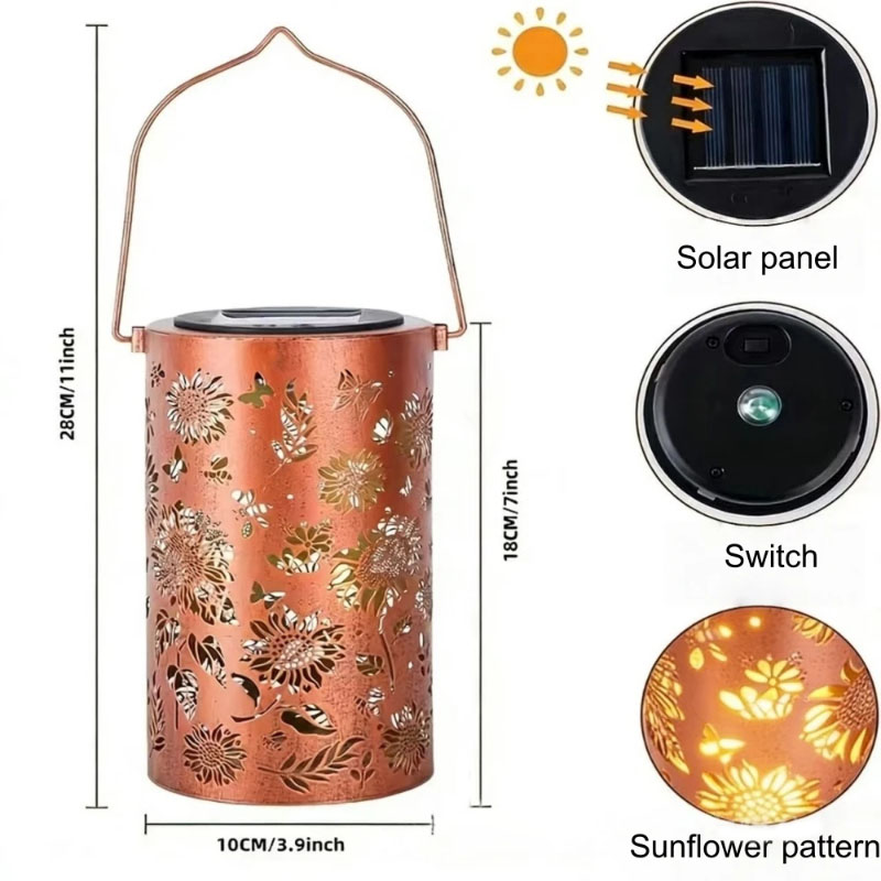 Kolorowa latarenka solarna w k – Solar Lantern Hanging recenzja i cena