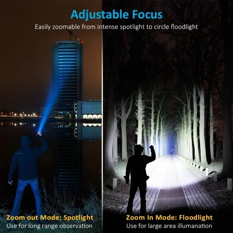 Akumulatorowa latarka ręczna T – Outdoor Lighting Black recenzja i cena