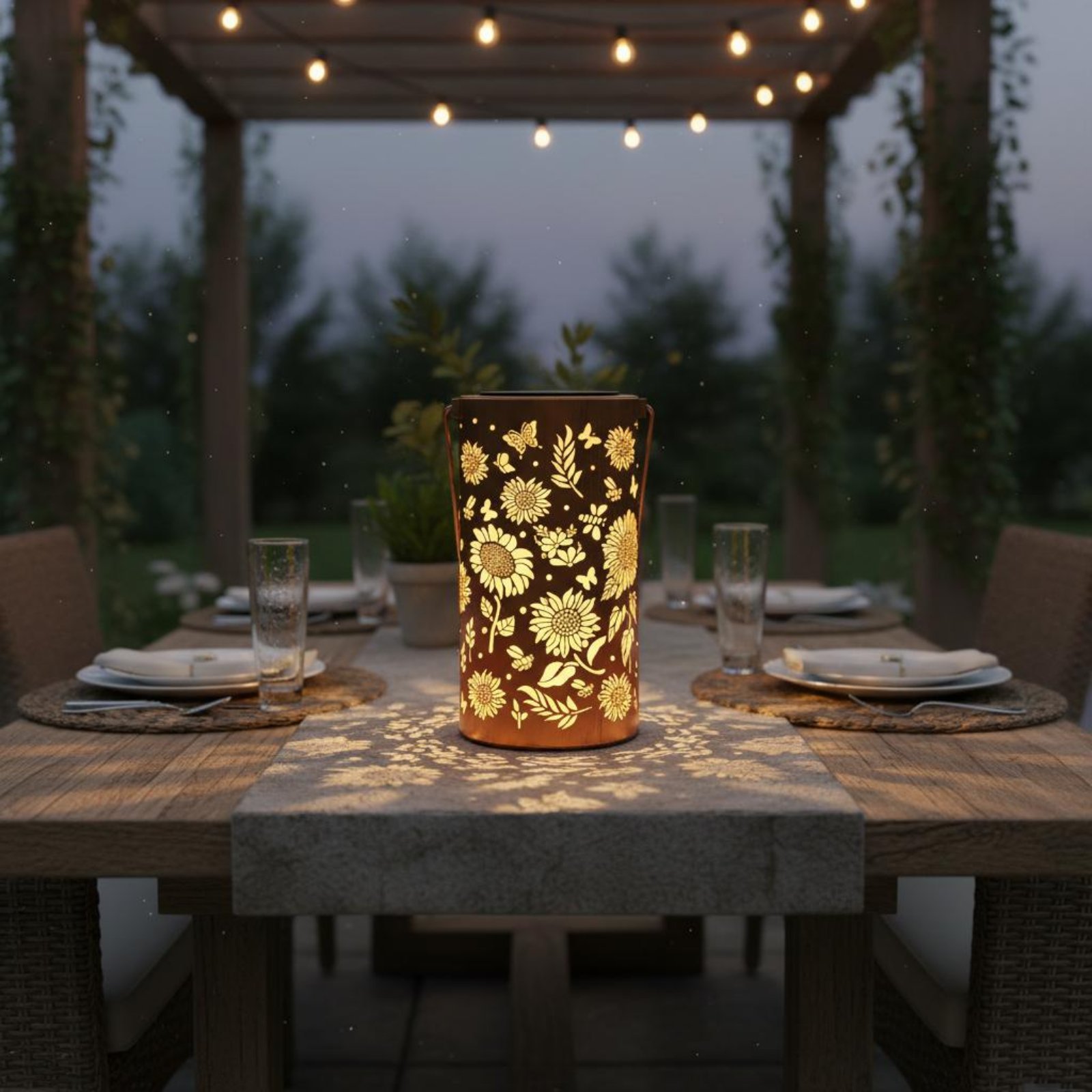 Kolorowa solarna latarenka w k – Solar Lantern Hanging recenzja i cena