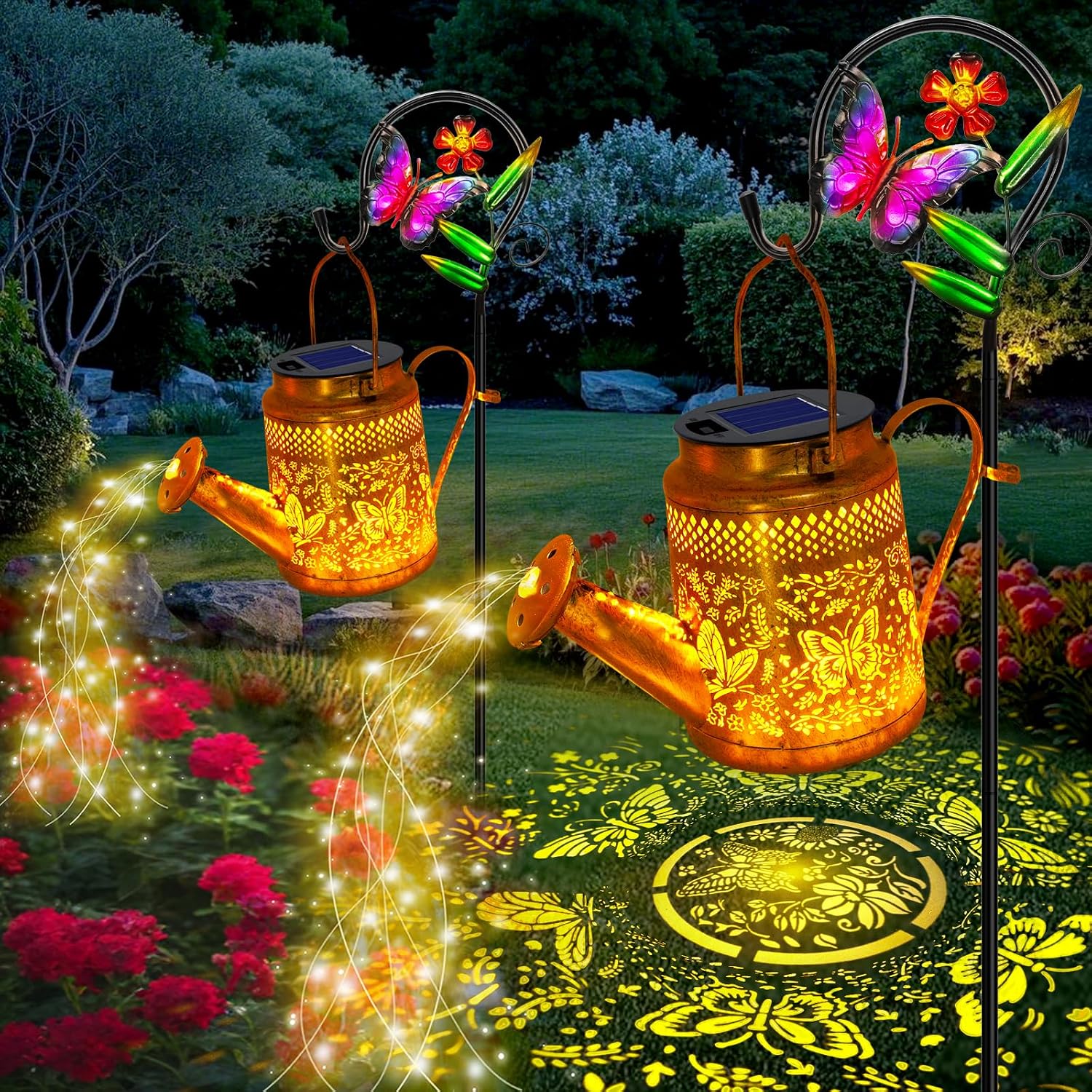 2 sztuki dużych solarnych lamp – Solar Lantern Hanging recenzja i cena