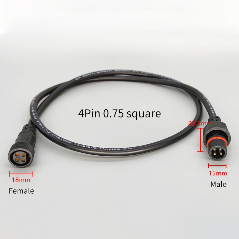 Męski kabel wtykowy Famale 4Pi – Outdoor Lighting Wire Connectors recenzja i cena