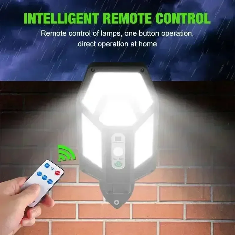Mocna lampa solarna ścienna 12 – Outdoor Lighting Sensor recenzja i cena