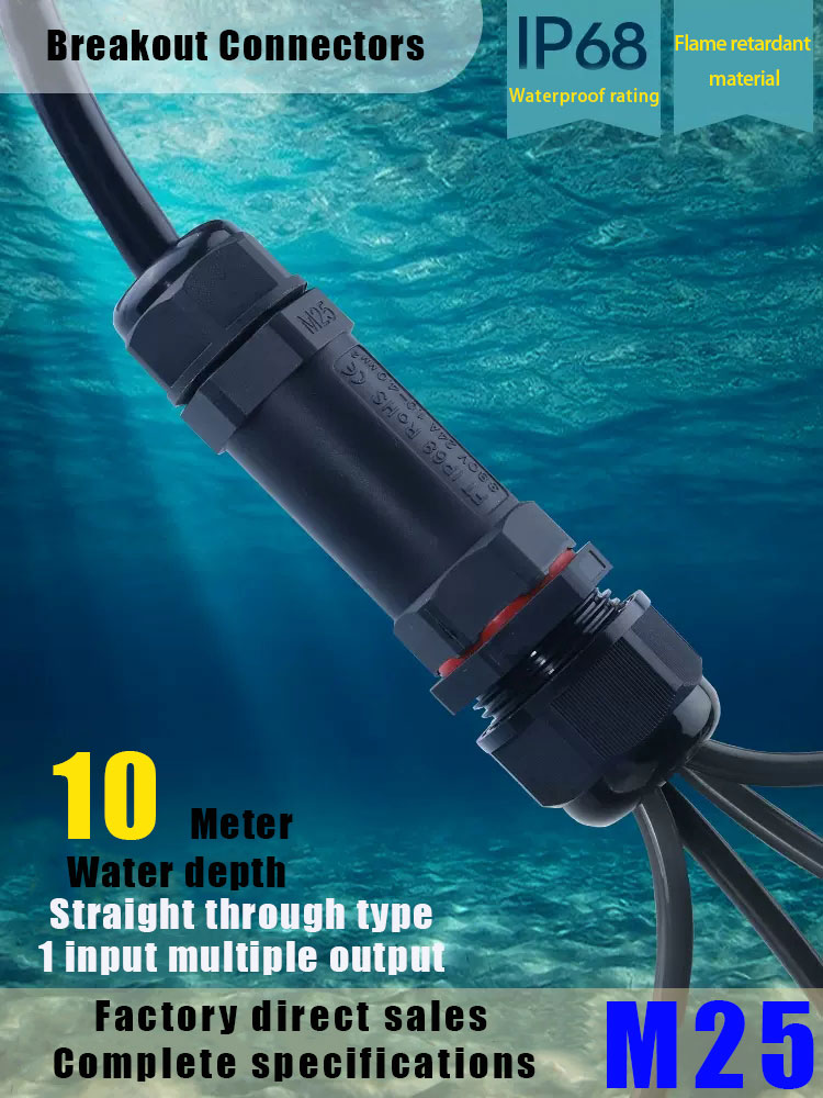 IP68 Wodoodporne złącze typu m – Outdoor Lighting Wire Connectors recenzja i cena