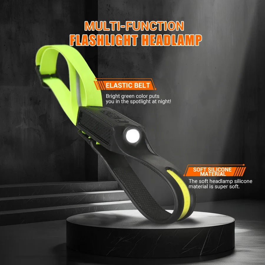 Przenośna latarka czołowa COB  – Outdoor Lighting Sensor recenzja i cena