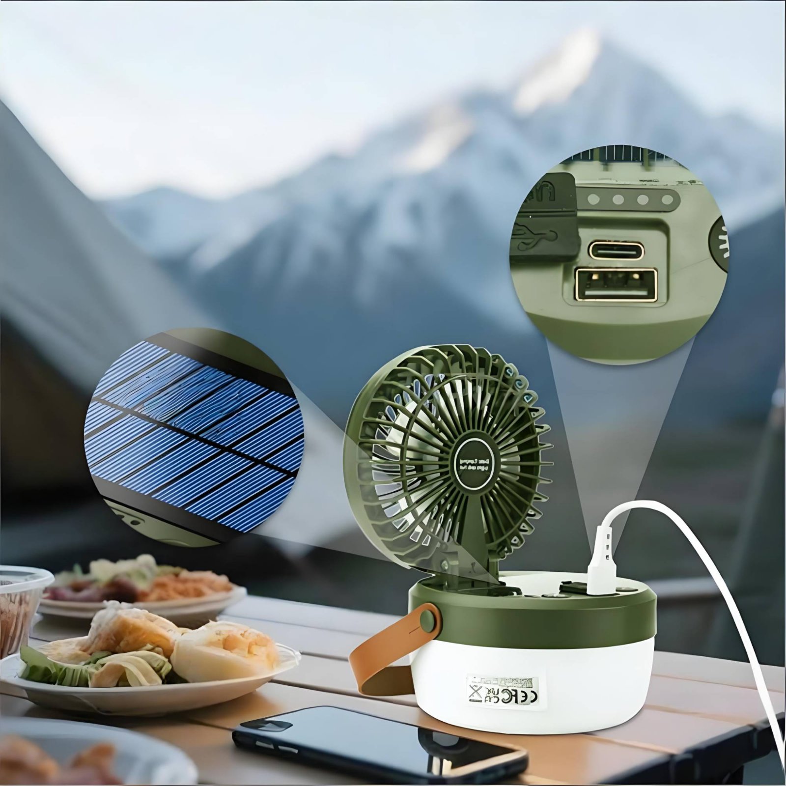 Solarna lampa kempingowa z wen – Solar Lantern Hanging recenzja i cena