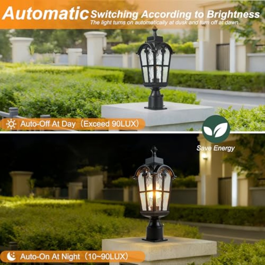 Zewnętrzne lampy słupkowe z cz – Outdoor Lighting Fixtures recenzja i cena