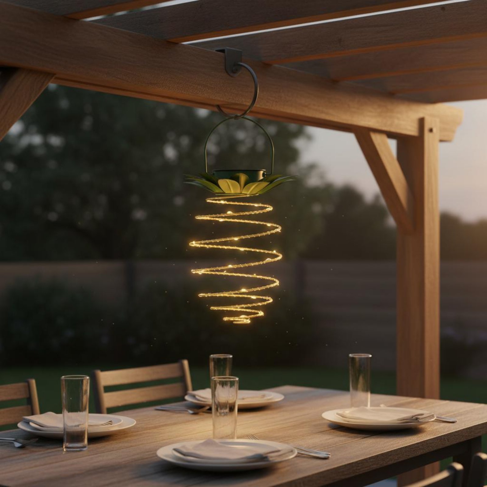 2 sztuki Solarnych Lamp Ananas – Solar Lantern Hanging recenzja i cena