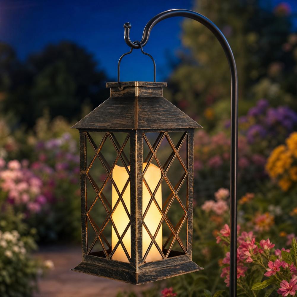 Retro Lampion Solarny, Zewnętr – Solar Lantern Hanging recenzja i cena
