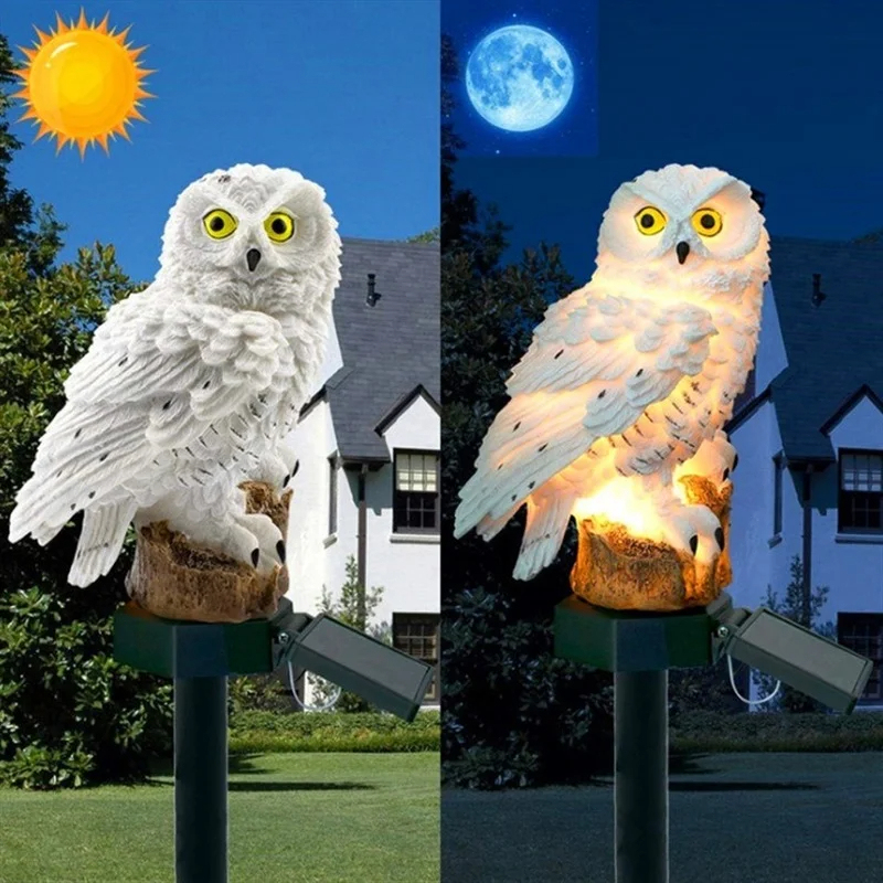 Solarna Statua Sowy, Lampa Ogr – Lighting Fixture Outdoor recenzja i cena