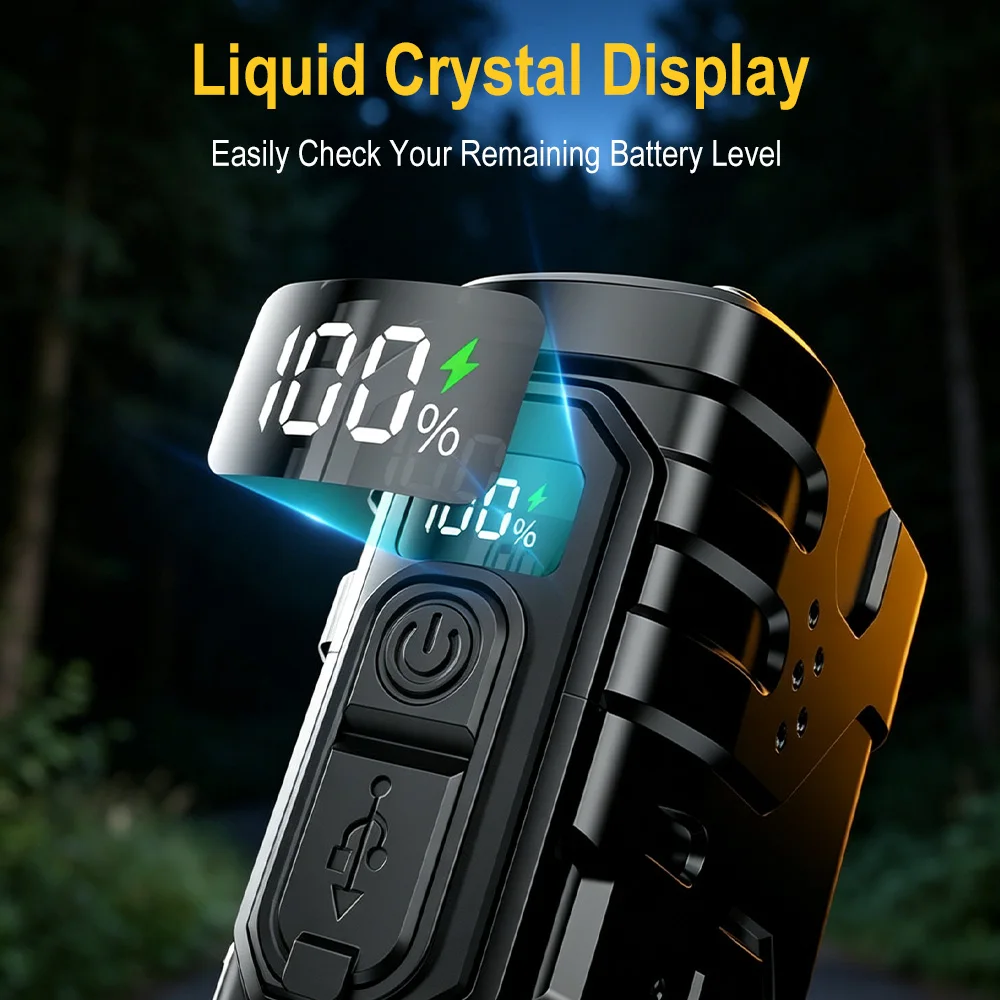 BORUIiT Ręczna latarka LED EDC – Lighting Fixture Outdoor recenzja i cena