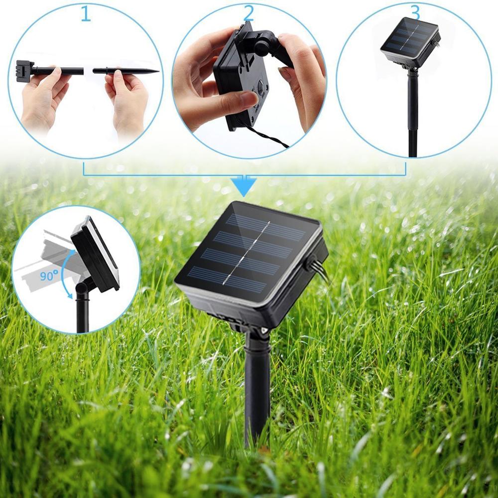 50/100/200 LED Solarne Lampki  – Outdoor Lighting For Front Of House recenzja i cena