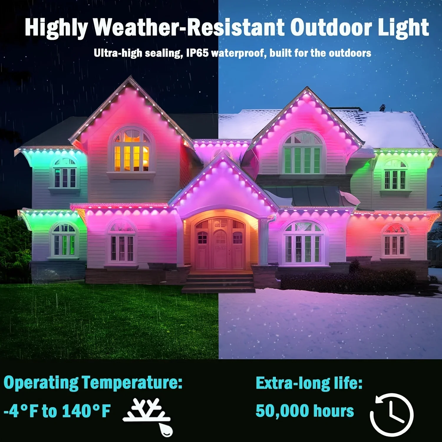 300FT Trwałe Listwy LED RGB In – Outdoor Lighting For Front Of House recenzja i cena