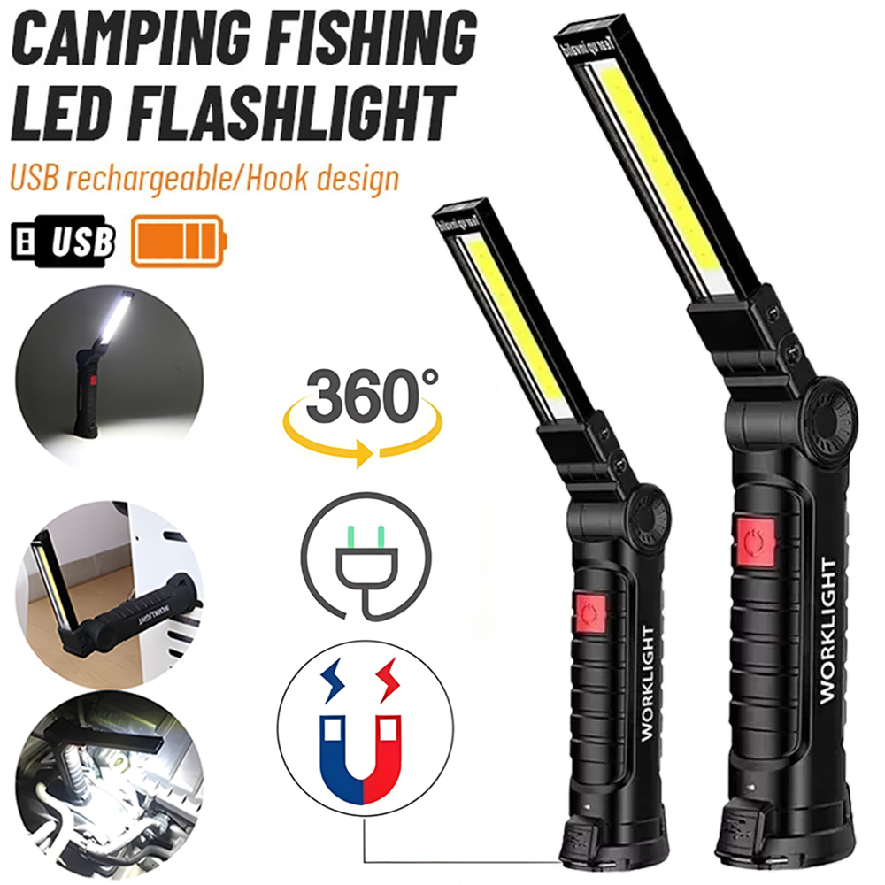 Latarka LED COB, ładowana prze – Lighting Fixture Outdoor recenzja i cena