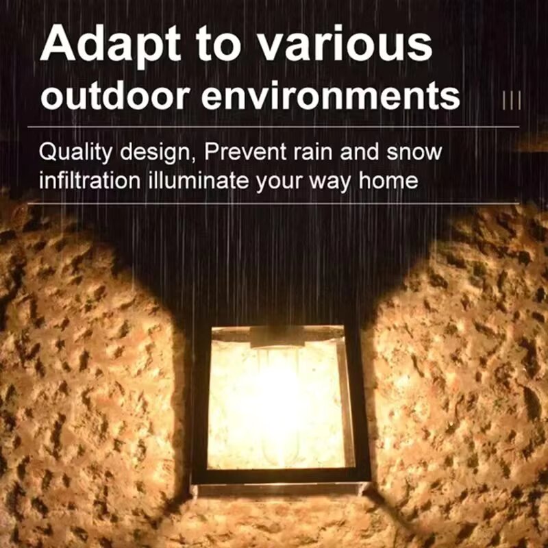 Mocna Solarna Lampa Ścienna Ze – Outdoor Lighting For Front Of House recenzja i cena
