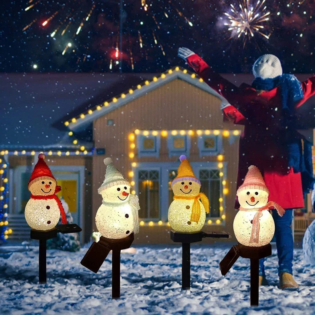 Świąteczna lampa solarna LED w – Outdoor Lighting For Christmas recenzja i cena