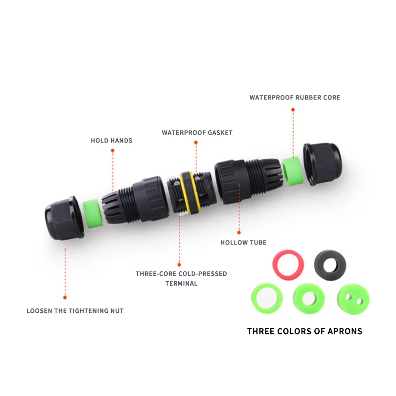 Złącze kablowe 2-pinowe 3-pino – Outdoor Lighting Wire Connectors recenzja i cena