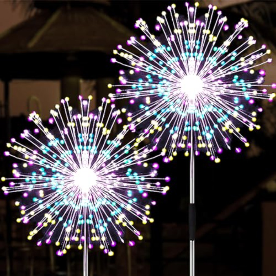 Solarne lampki fajerwerki, try – Outdoor Lighting For Christmas recenzja i cena