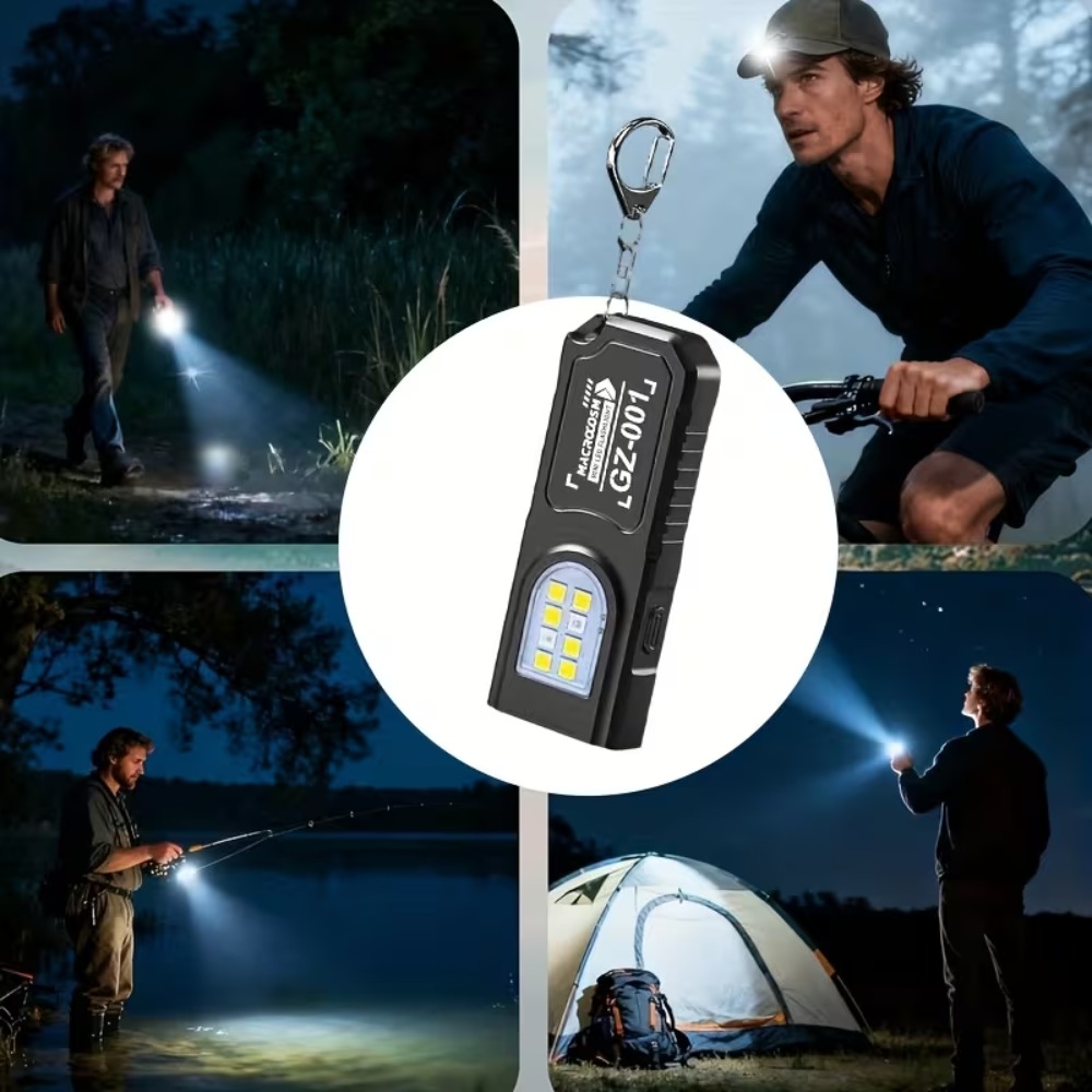 Mini latarka LED COB na breloc – Lighting Fixture Outdoor recenzja i cena